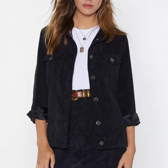 Nasty Gal Jackets & Blazers - Nasty Gal All A-Cord Jacket